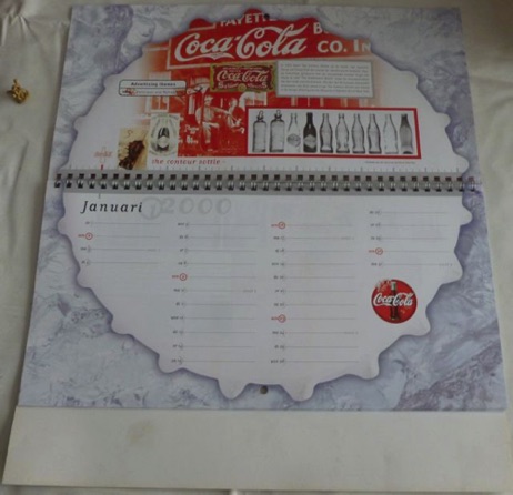 2305-1 € 4,00 coca cola kalender 2000
